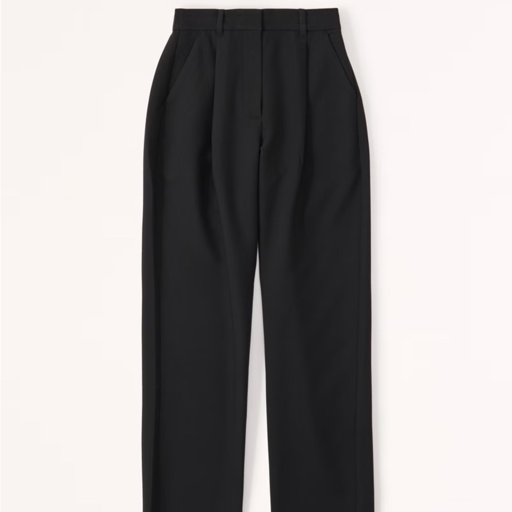 Abercrombie & Fitch Curve Love Tailored Straight Pant